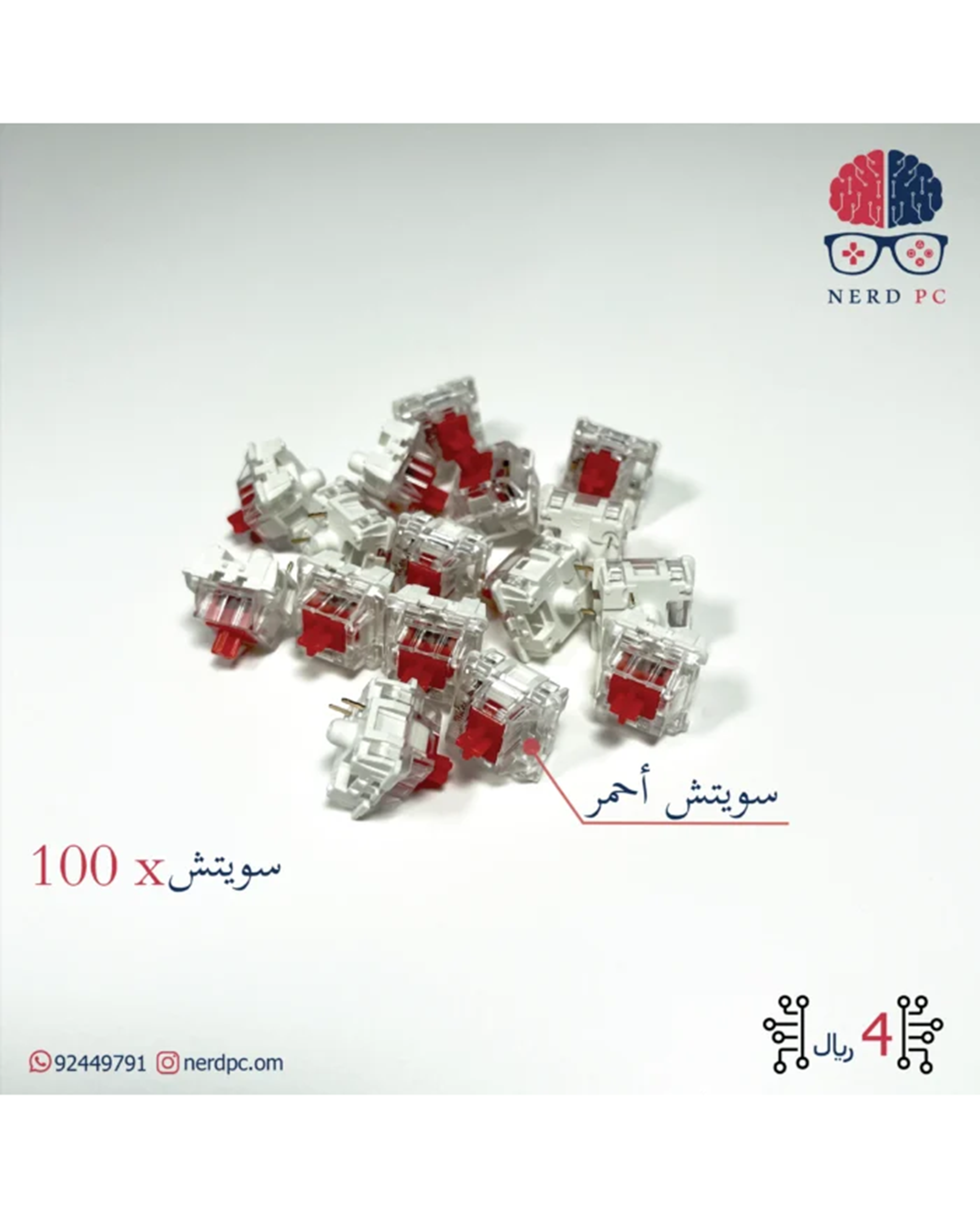 1-3-700x700 Red Switches 100pcs - Image 1