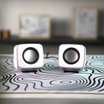 White Speakers, wired