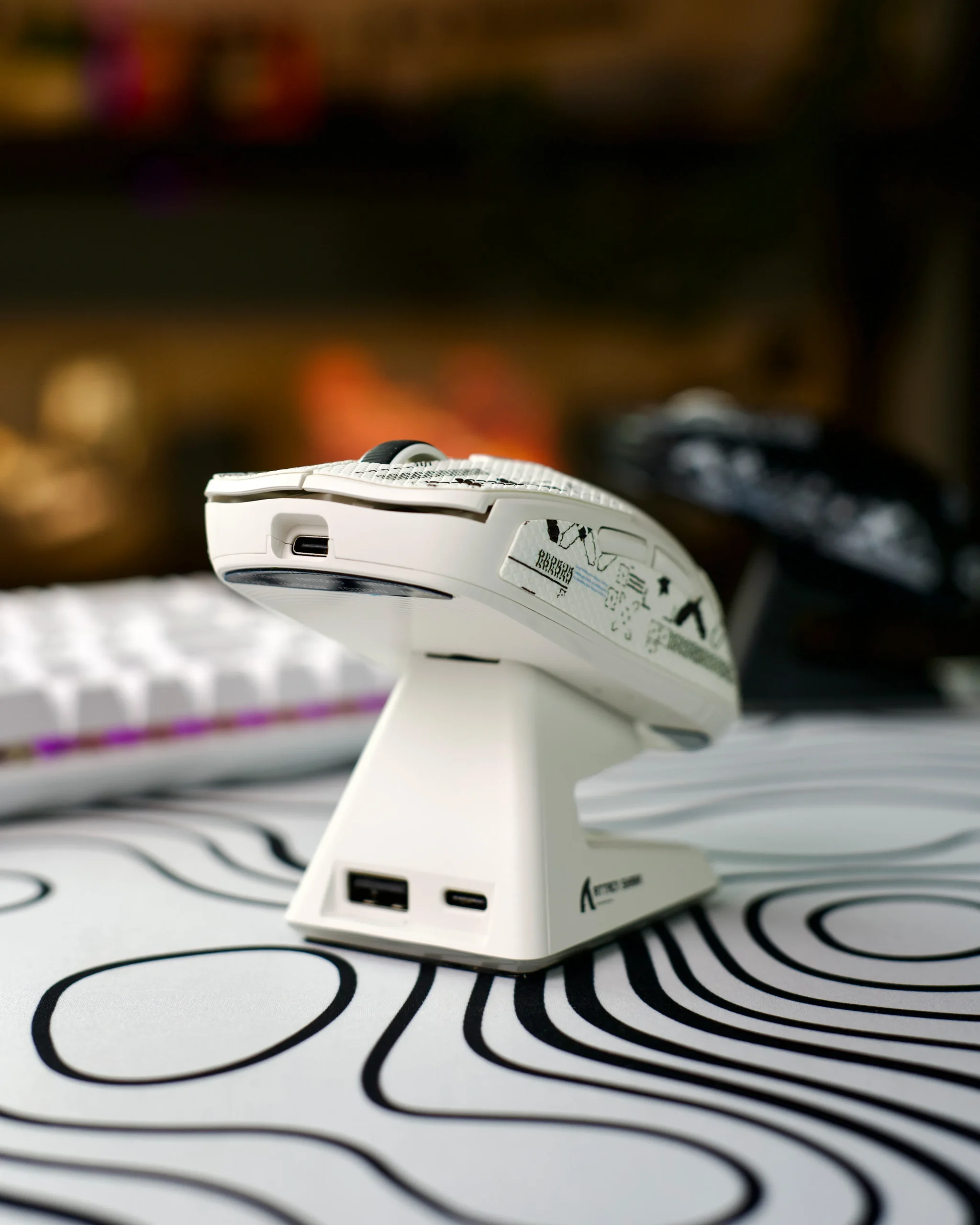 2 ATTACK SHARK X6 Wireless Gaming Mouse - White - Image 1