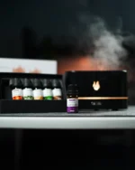 Black Humidifier With Essential Oils - Image 2