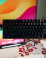 Black Mechanical Arabic Keyboard 80% - Image 3