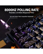 Keyboard Attack Shark X68 HE Black - Image 4