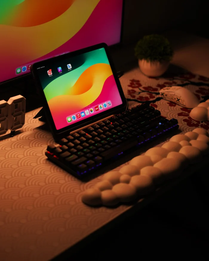 Black Mechanical Arabic Keyboard 80% - Image 5