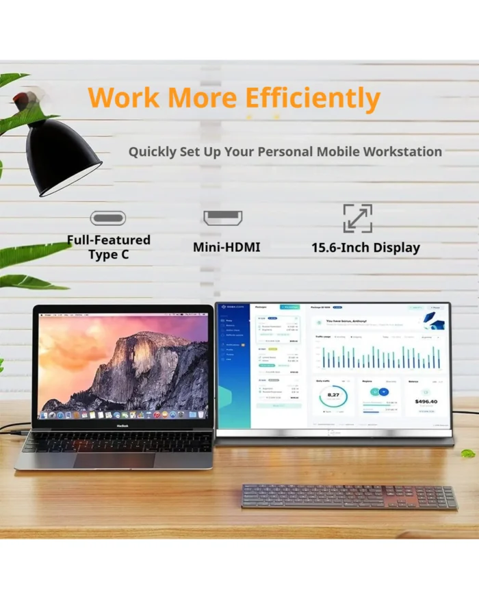 V2com-P4 Portable 15.6 Monitor - Image 8
