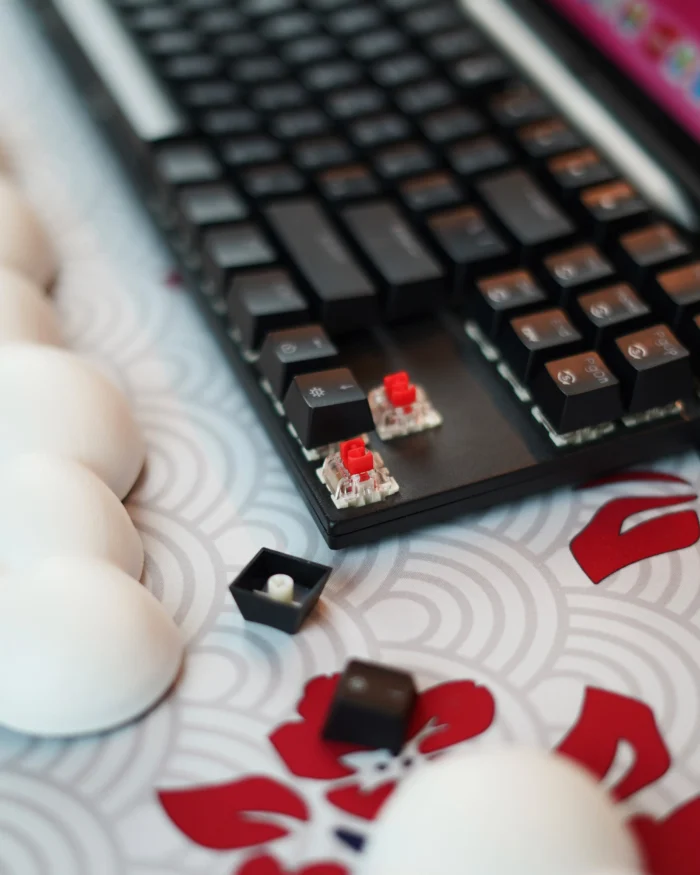 Black Mechanical Arabic Keyboard 80% - Image 7