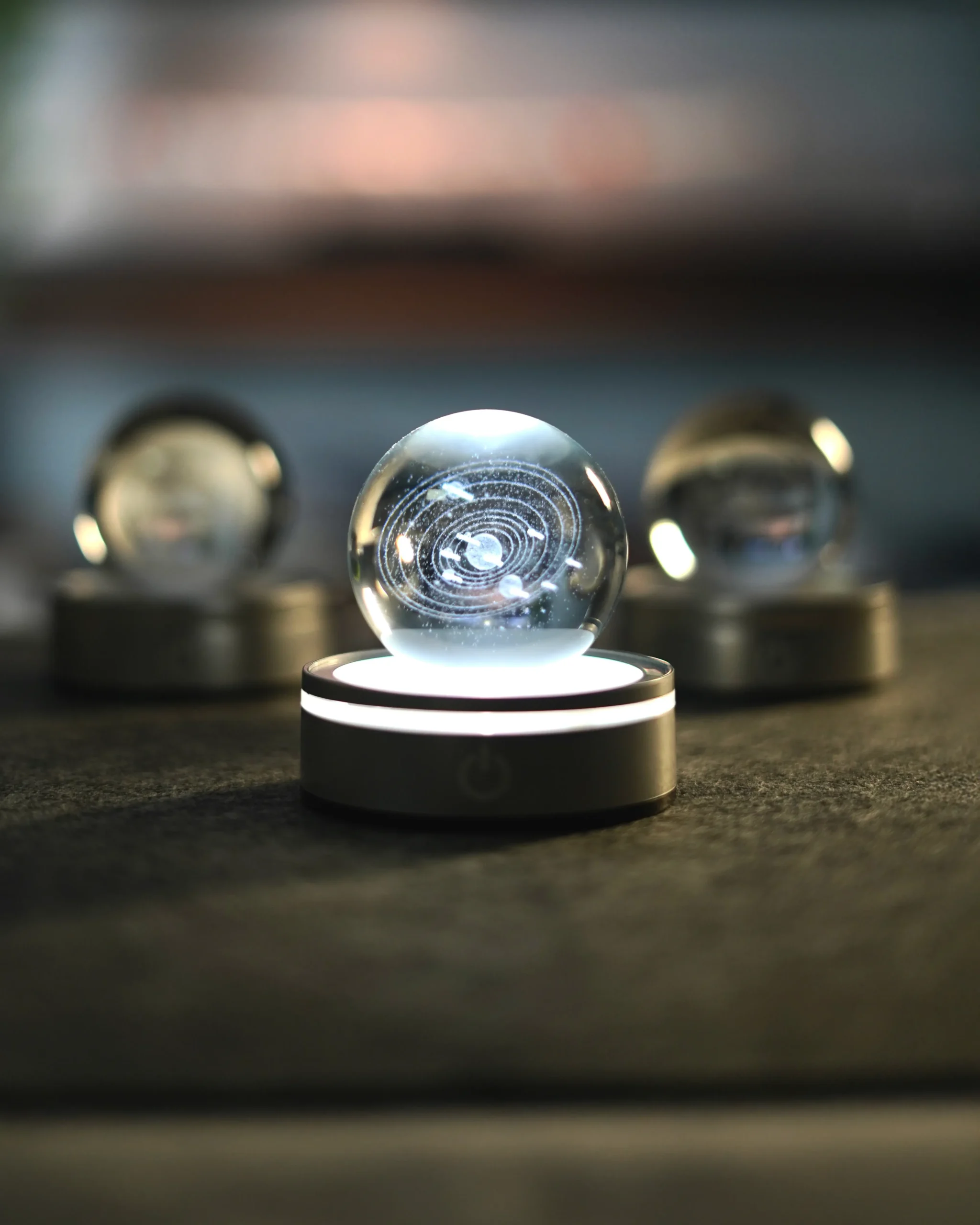 DSC09971 LED Base Crystal Ball - Solar System - Image 1