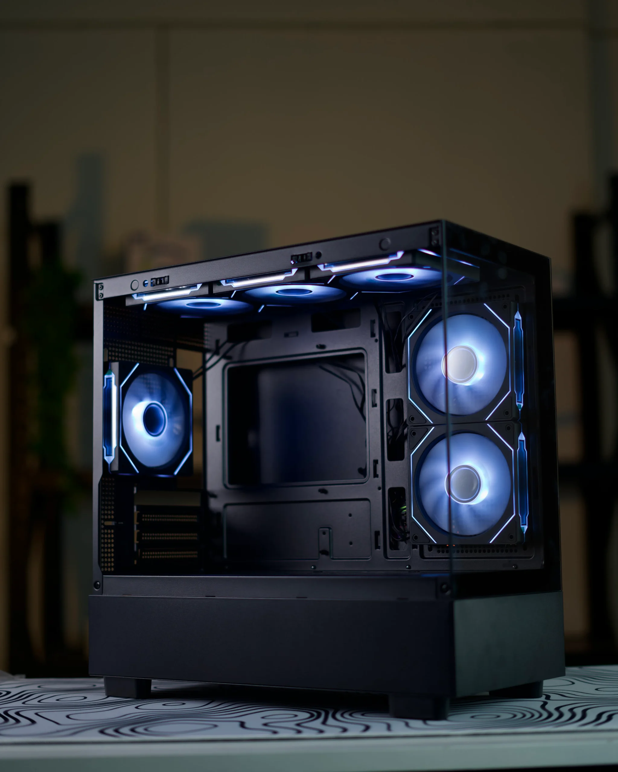 2 Black Xuanwu PRO M-ATX PC Case + 6 Fans - Image 1