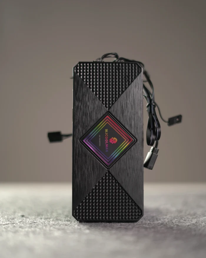 Black Xuanwu PRO M-ATX PC Case + 6 Fans - Image 6