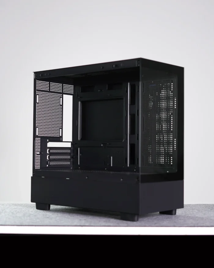 Black Xuanwu PRO M-ATX PC Case + 6 Fans - Image 2