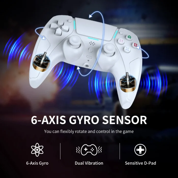 P5148 White Controllers- PS5 and PC - Image 3