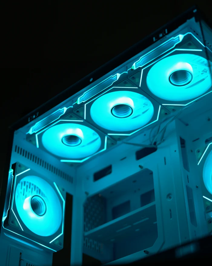 White Lone Warrior M-ATX PC Case - Image 4
