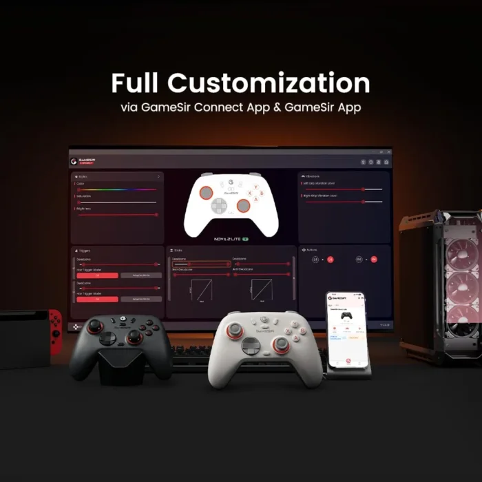 Black GameSir Nova 2 Lite Multiplatform Controller - Image 9