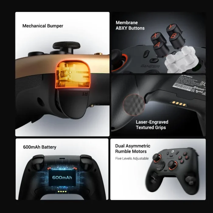 Black GameSir Nova 2 Lite Multiplatform Controller - Image 7