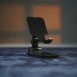 Black Phone Stand