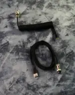Black Coiled Cable - Image 2