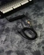 Black Coiled Cable