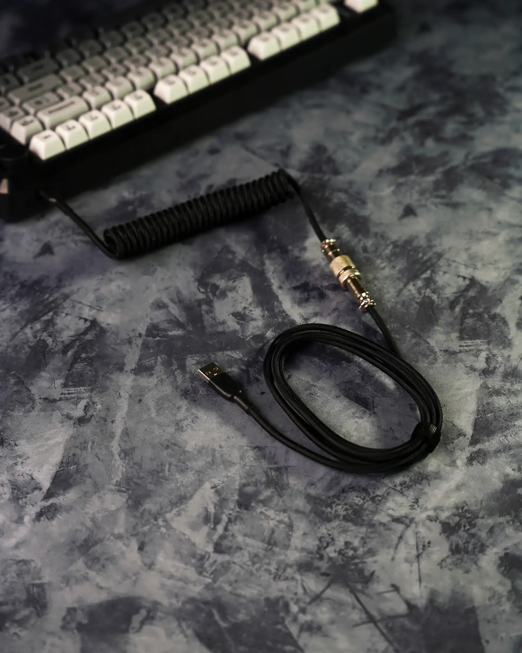 DSC07004 Black Coiled Cable - Image 1