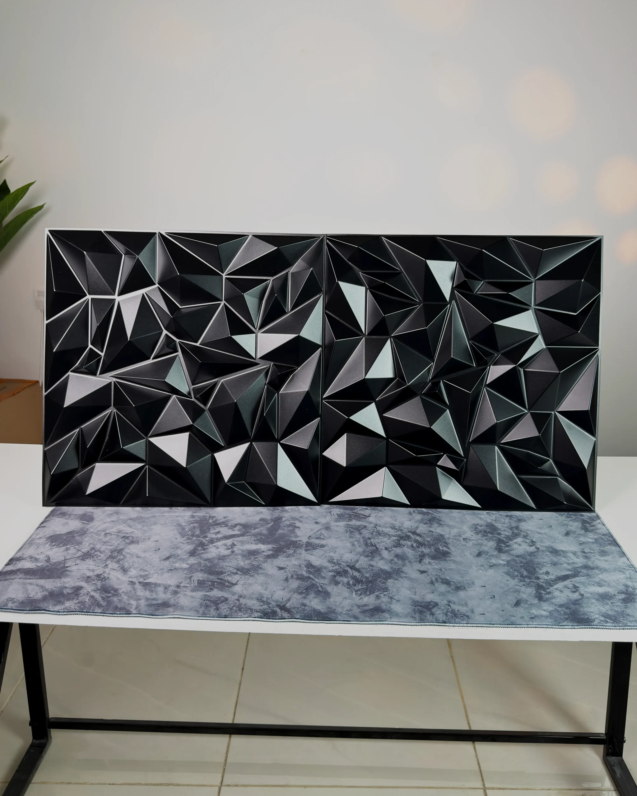 IMG_1769 Black Dimond 3D Wall Panel, 50x50cm - Image 1