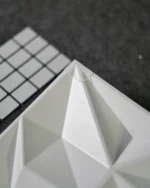 White Dimond 3D Wall Panel, 50x50cm - Image 3