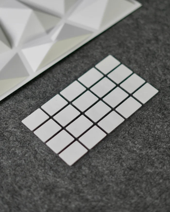 White Dimond 3D Wall Panel, 50x50cm - Image 4