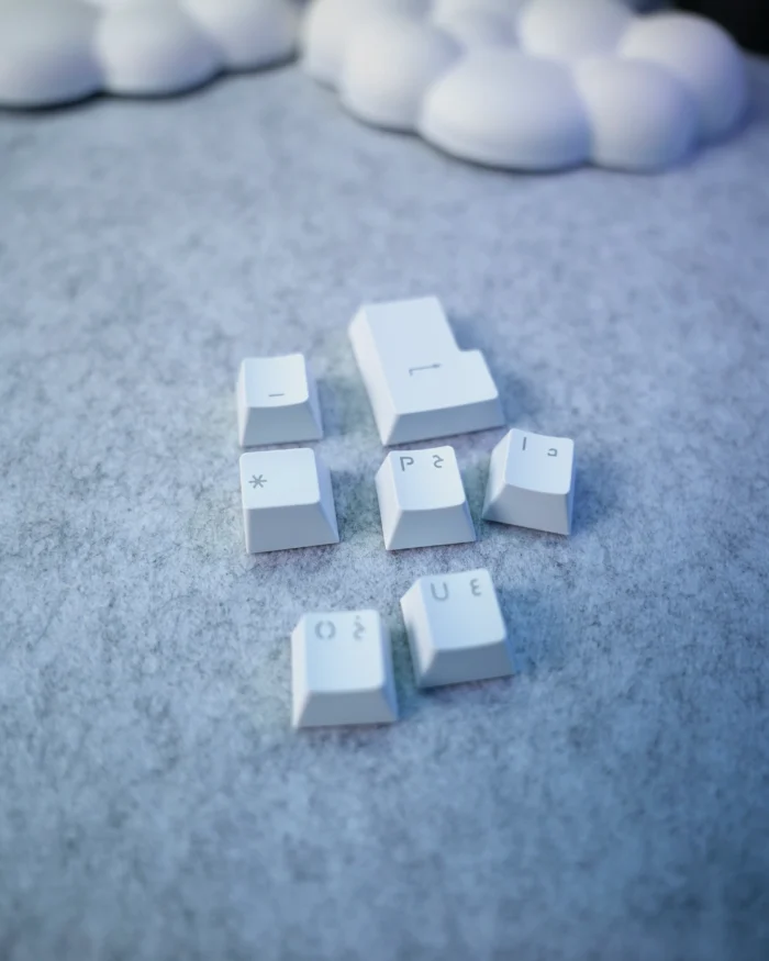 White Arabic Keycaps - Image 4