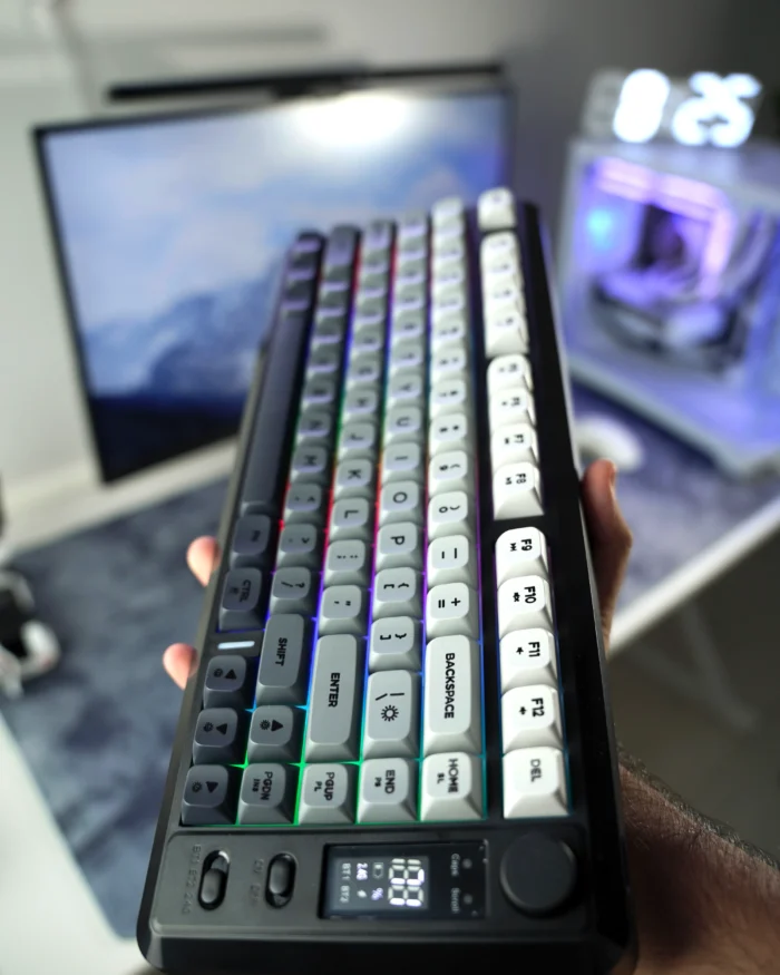 FreeWolf M75 Gaming Keyboard - Gray Gradient - Image 8