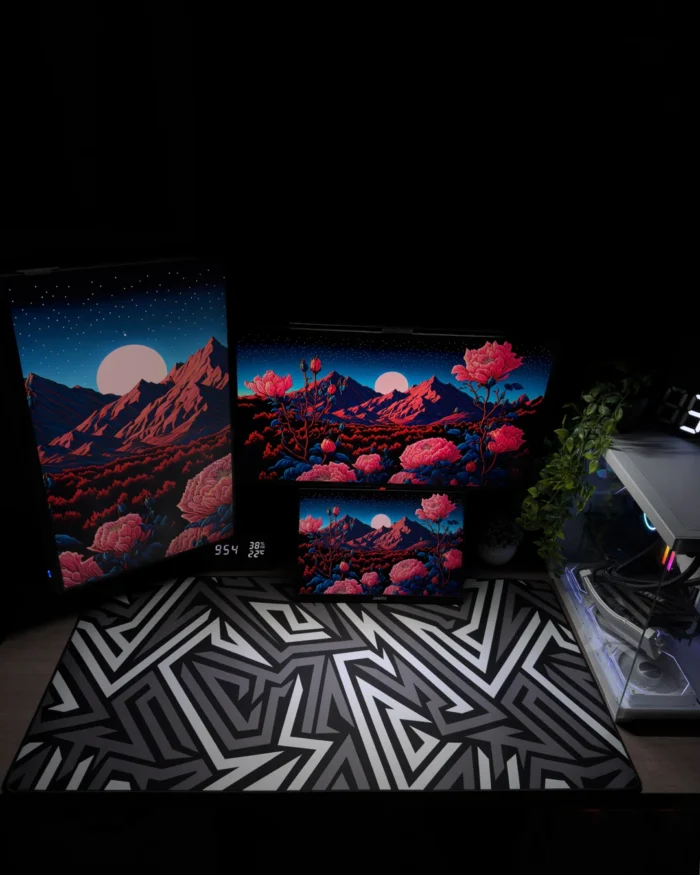 Cyber Maze Mousepad (50x100) - Image 2