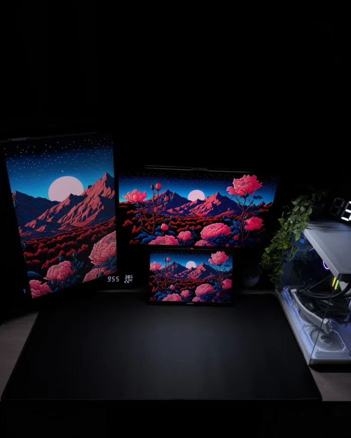 Black Blank Mousepad (50x100) - Image 2