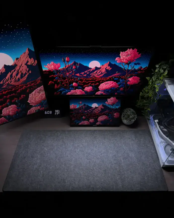 Black Office Mousepad (40x90) - Image 2
