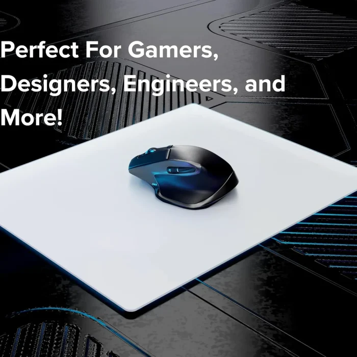 White Glass Mousepad - Image 3