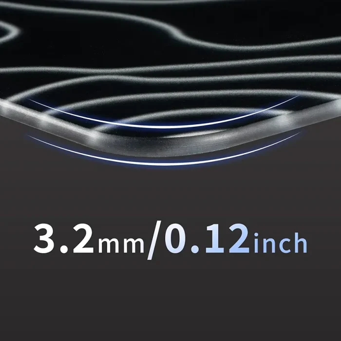 Black Topography Glass Mousepad - Image 5