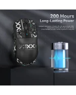 ATTACK SHARK X3 Pro Wireless Gaming Mouse – White - Image 5