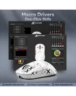 ATTACK SHARK X3 Pro Wireless Gaming Mouse – White - Image 6