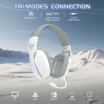 Attack Shark L90 Headset - White - Image 6