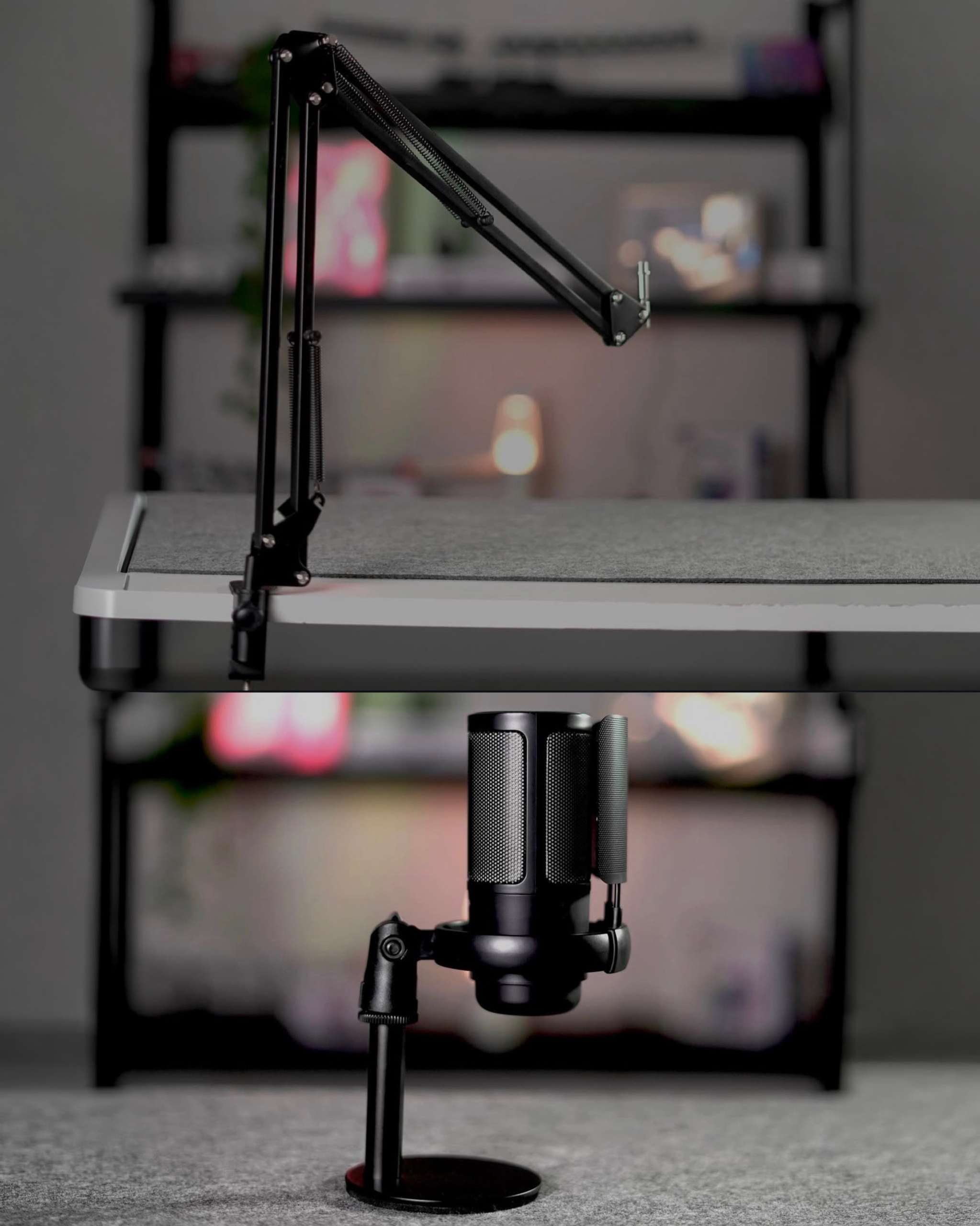 3380E6EB-ACB9-406B-9DBF-6C2625705EE9 combo - Mic Stand + ME6S Mic - Image 1