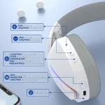 Attack Shark L90 Headset - White - Image 12