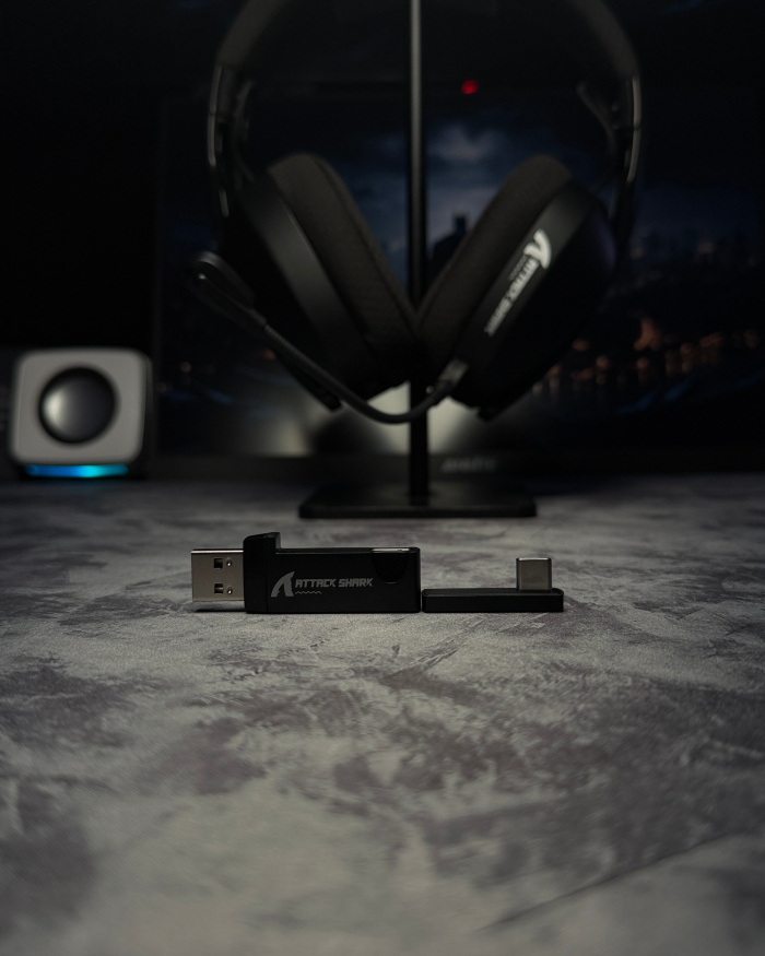 Attack Shark L90 Headset - Black - Image 4